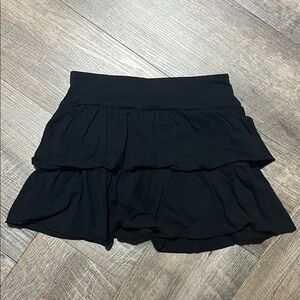 Wild Fable Black Tiered Skater Skirt